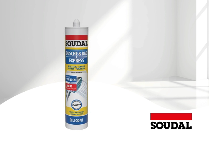 Soudal Dusche & Bad Silikon Express 2h 300ml