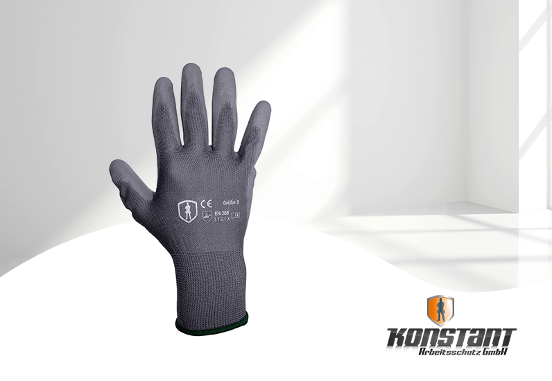 GrauStar PU-Strickhandschuhe