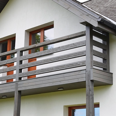 Geeignete Holzbauteile für Caparol CapaWood GreyWood