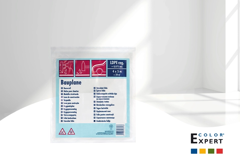 ColorExpert Abdeckfolie schwarz LDPE 75µm 20m²