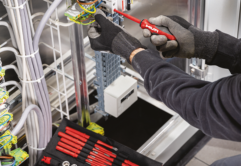 HILTI Werkzeugset 35tlg. für Gebäudetechnik