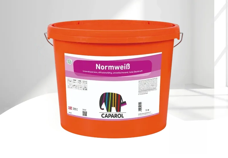 Caparol Normweiß Innenfarbe Weiß 25 kg (Synthesa)