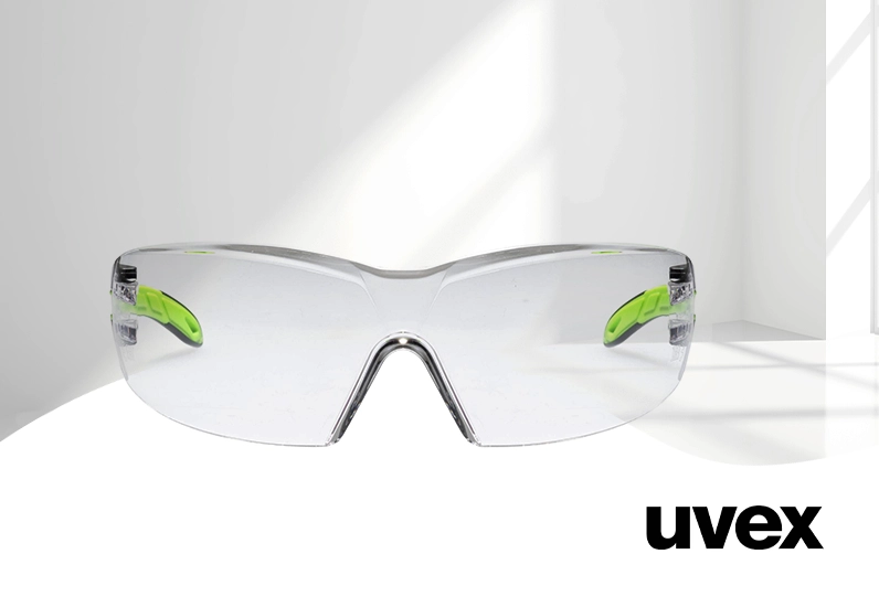 uvex pheos Bügelbrille schwarz / grün