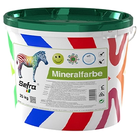 SEFRA Mineralfarbe - Innensilikatfarbe 25kg weiß
