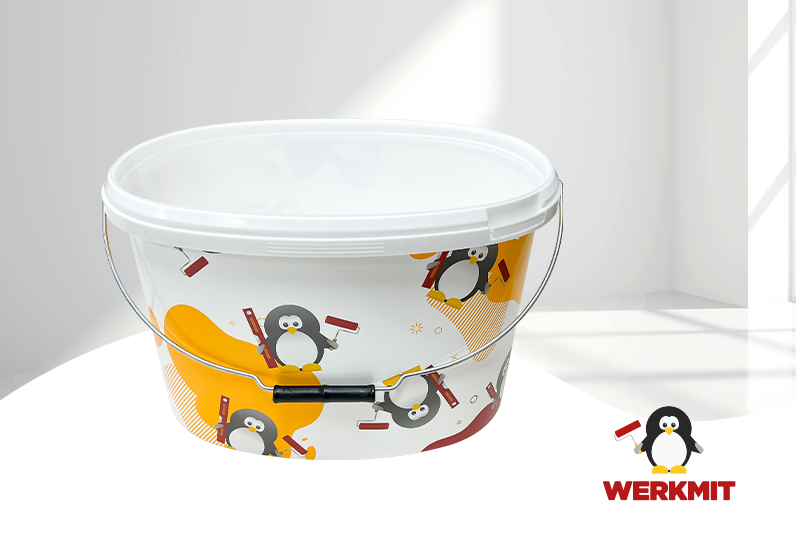 WERKMIT Farbeimer oval aus Kunststoff 16 Liter WERKMIT Farbeimer oval aus Kunststoff 16 Liter