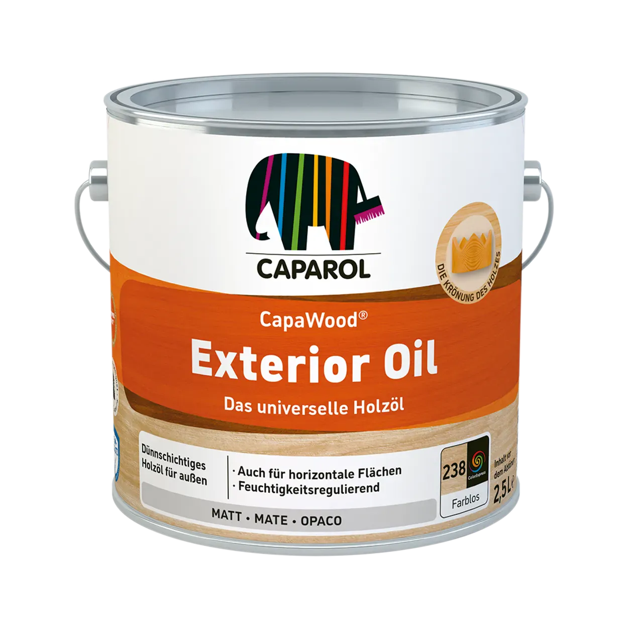CapaWood® Exterior Oil (vormals DANSKE Bodenholzöl)