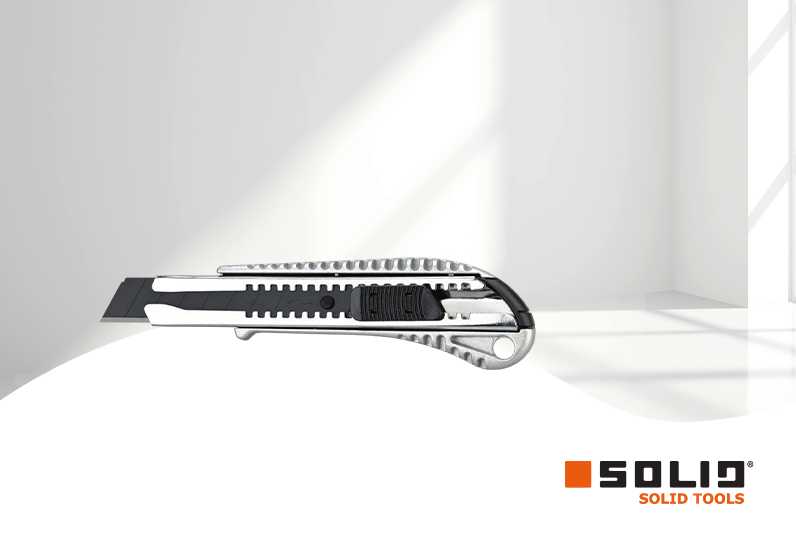 SOLID 18mm Cuttermesser Alu