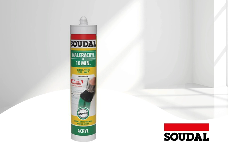Soudal Maleracryl "10 Min." weiß 310ml Soudal Maleracryl "10 Min." weiß 310ml