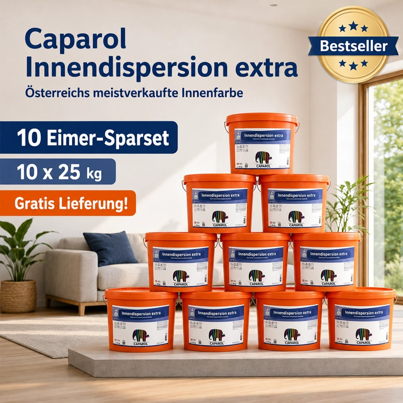 Aktion 10 x 25 kg Caparol Synthesa Innendispersion extra weiß